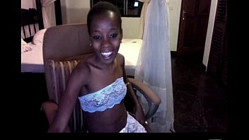 young black teen undresses fully