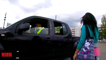 Jordanne Kali shagged by the taxi driver great anal sex