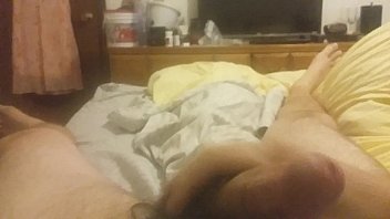 milking my stiff-on and spunking in my gfs undies