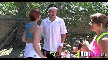 College girls tennis match turns to orgy 142